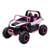 MYTS Super Hawk UTV Girls Ride-On Jeep 12V - Pink