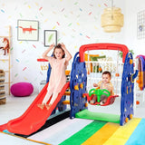 MYTS Swing & Slide Playset With  Basket Ball Hoop