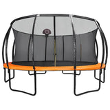 MYTS Trampoline With  Basket Ball Hoop - Orange - 10ft