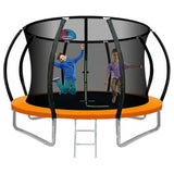 MYTS Trampoline With  Basket Ball Hoop - Orange - 6ft