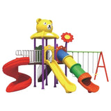 MYTS Tube Slide Teddy Top Multi Centre For Kids
