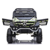 MYTS UTV Mercedes-Benz Unimog Ride-On Car 12V - Army Green