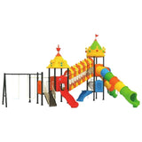 MYTS Whirlwind Imagination Castle With 2 Swings & 3 Slides