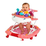 MYTS 2-In-1 Baby Walker With Music, Lights And Rocking Function - Pink