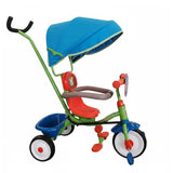 MYTS 3-In-1 Kids Cocomelon Tricycle With Parent Push Handle And Canopy