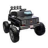 MYTS Chevrolet Cheyenne Pick Up 4M Ride-On Car 24V - Black