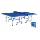 MYTS Foldable Table Tennis Table With Wheels - Blue