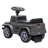 MYTS Jeep Gladiator Licensed Ride-On Push Car With Storage - Grey