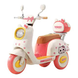 MYTS Kids Cute Electric Ride-On Scooter 12V - Pink/White