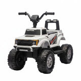 MYTS Kids Ford Raptor Electric Ride-On ATV 12V - White