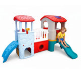 MYTS Kids Playhouse With Slides And Bridge
