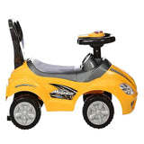 MYTS Mega Ride-On Push Car With Parent Handle And Safety Guard - Red