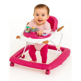 MYTS Space Shuttle Baby Walker With Music, Lights And Rocking Function - Pink