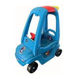 MYTS Step It Push Car With Openable Doors And Parent Handle - Blue
