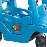 MYTS Step It Push Car With Openable Doors And Parent Handle - Blue