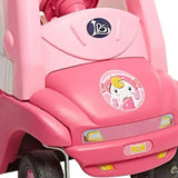 MYTS Step It Push Car With Openable Doors And Parent Handle - Pink