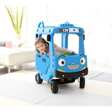 MYTS Tayo Ride-On School Bus With Open Rooftop - Blue