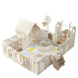 MYTS Wonderland Playpen With All In 1 Combo Activities - Cream