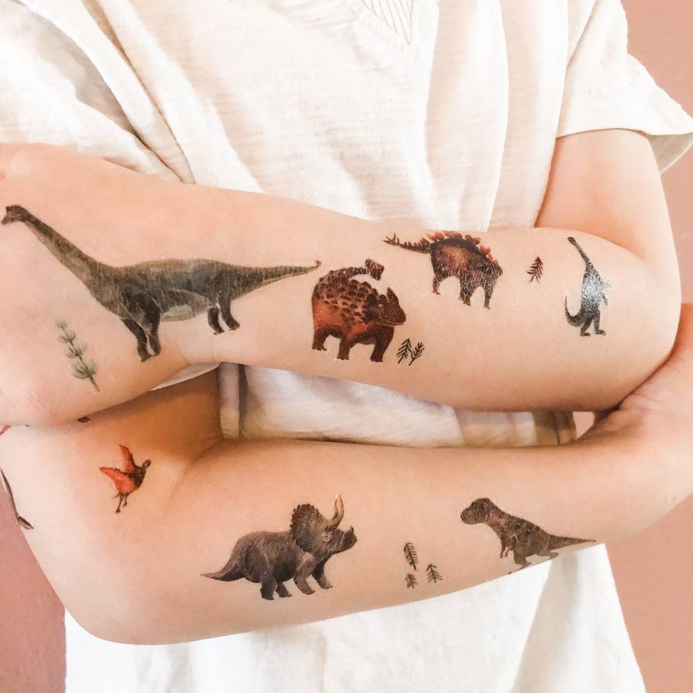 Nuuk Organic Tattoos - Dinosaurs