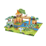Cubic Fun Ngeokids 3D Puzzle Jungle Adv Playset - 65pcs