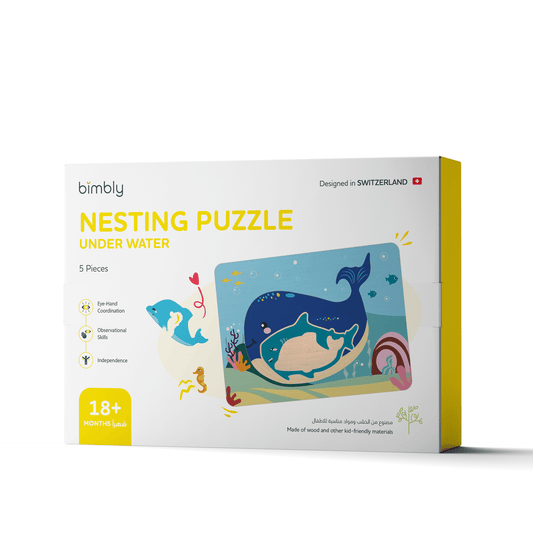 Bimbly Nesting Puzzle - Underwater - Laadlee