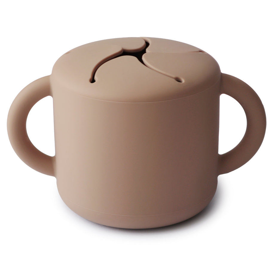 Mushie Silicone Snack Cup Natural - Laadlee
