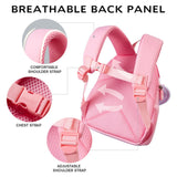 Nohoo 3D Cute Marshmallow Kids School Bag / Activity Bag 10Inch- Pink