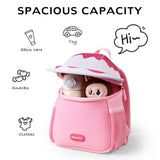 Nohoo 3D Cute Marshmallow Kids School Bag / Activity Bag 10Inch- Pink