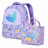 Nohoo Kids Mermaid 16Inch School Bag with Handbag Combo Set - Blue