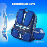 Nohoo Retro School Bag - Blue