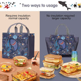 Nohoo Kids Shark  Hand Lunch Bag - Grey