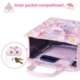 Nohoo Kids Unicorn Hand Lunch Bag - Pink