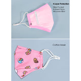 Nohoo Kids Unicorn Re-usable Face Mask - Pink