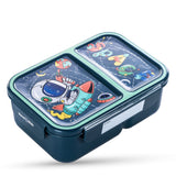 Nova Kids Astronaut 2 Compartment Bento Lunch Box - Green