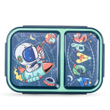 Nova Kids Astronaut 2 Compartment Bento Lunch Box - Green