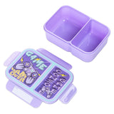 Nova Kids Gamer 2 Compartment Bento Lunch Box - Mauve