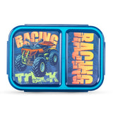 Nova Kids Racer 2 Compartment Bento Lunch Box - Blue