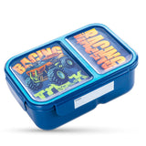 Nova Kids Racer 2 Compartment Bento Lunch Box - Blue