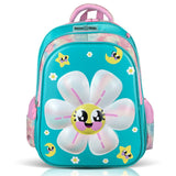 Nova Kids 3D Daisy School Bag 16.5Inch - Green
