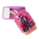 Nova Kids Motorbike Bento Lunch Box with Spoon & Fork - Pink
