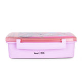 Nova Kids Motorbike Bento Lunch Box with Spoon & Fork - Pink