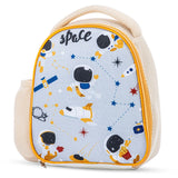 Nova Kids Astronauts Lunch Bag With Lunch Box And Water Bottle - Yellow