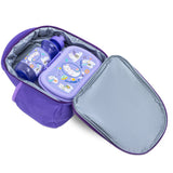 Nova Kids Lama Lunch Bag With Lunch Box And Water Bottle - Purple