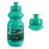 Nova Kids Racing Lunch Box And Water Bottle With Lunch Bag - Green