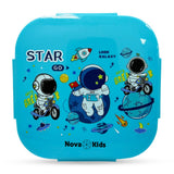 Nova Kids Galaxy Square Bento Lunch Box 1000ml - Blue