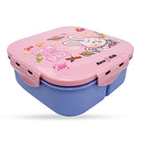 Nova Kids Rabbit Square Bento Lunch Box 1000ml - Pink