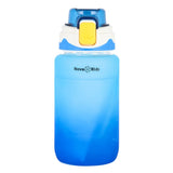 Nova Kids Water Bottle With Straw 550ml - Blue