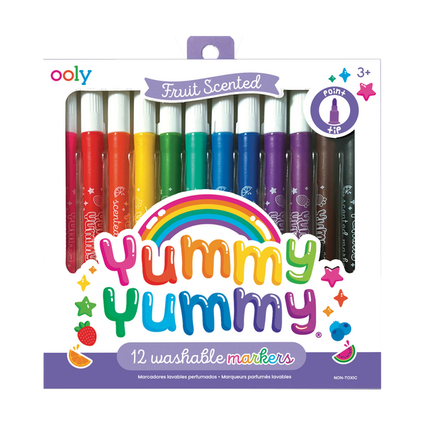 Ooly Yummy Yummy Scented Markers - Pack of 12