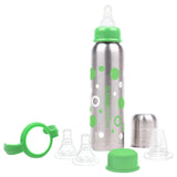 OrganicKidz Baby Grows Up Gift Set Narrow Necked Bottle 270ml - Green