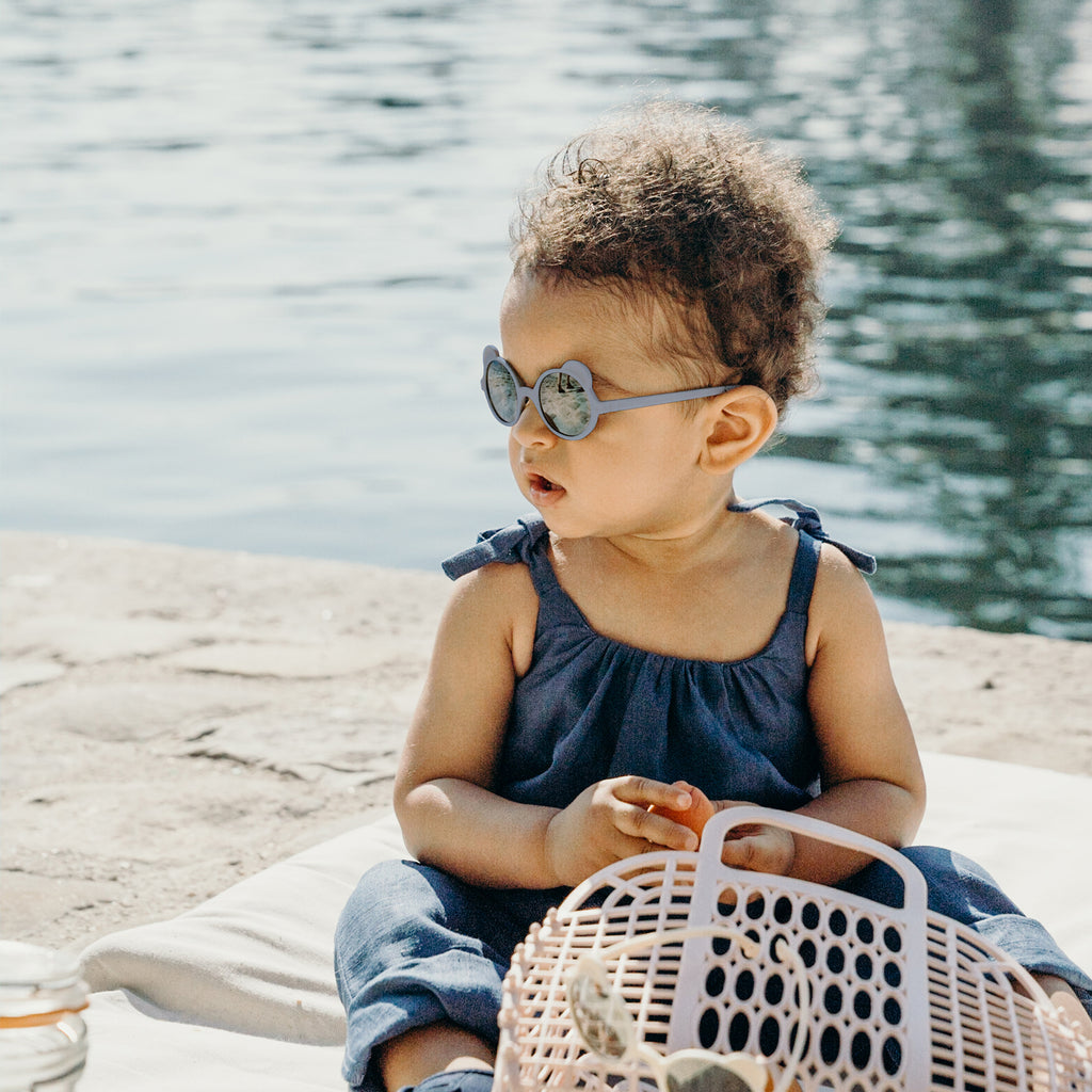 Ki ET LA Sunglasses Ourson - Silver Blue - Laadlee
